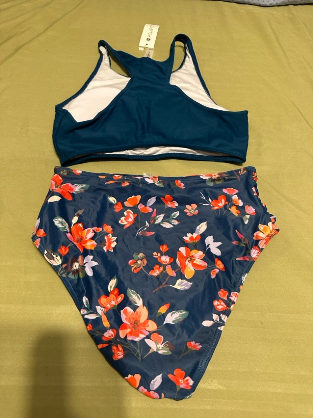 Holipick Deep Teal Racerback Swim Top - Picture 3 of 5
